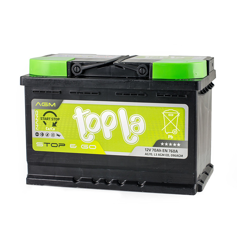 Акумулятор Topla 70Ah/12V AGM Euro (0)